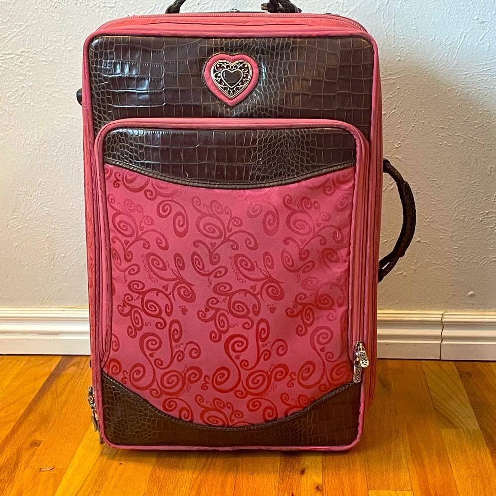 Brighton collectibles pink suite case